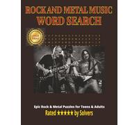Rock and Metal Word Search: Epic Rock and Metal Puzzles with Trivia for Teens and Adults | 8.5 x 11 inches | Easy to Read, Large Print