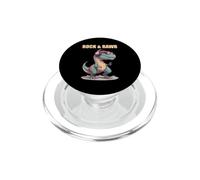 Rock and Rawr T-Rex Dinosaurio Lindo Punk Dino Divertido Rock Music PopSockets PopGrip para MagSafe