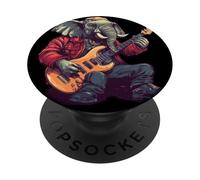 Rock and Roll con este elefante en guitarra PopSockets PopGrip Adhesivo