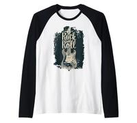 Rock and Roll Graphic Tees - Novelty T-Shirts & Cool Designs Camiseta Manga Raglan