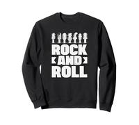 Rock and Roll - Guitarra bajo músico Sudadera