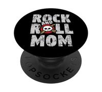 Rock and Roll Mamá para Mamás Que Rock PopSockets PopGrip Adhesivo