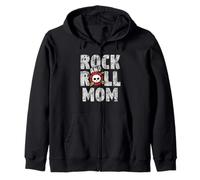 Rock and Roll Mamá para Mamás Que Rock Sudadera con Capucha