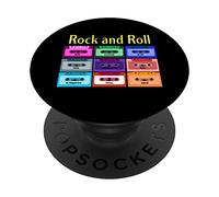 Rock and Roll Vintage Cassette Mix Cintas - Ácido, Metal, Punk PopSockets PopGrip Intercambiable