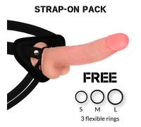 Rock Army ArnÃ©s + Dildo Realistico Doble Densidad 23 Cm