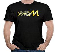 Rock Band Boney M Rasputin Rasputin Song Unique Unisex 100% Cotton Short-Sleeve T-Shirts Black XXXL