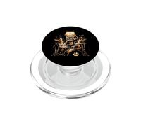 Rock Band Cat Drummer - Baquetas Divertidas, música Rock, batería PopSockets PopGrip para MagSafe