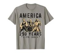 Rock Band Rocking Abe Lincoln George Washington Jesucristo Camiseta