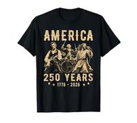 Rock Band Rocking Abe Lincoln George Washington Jesucristo Camiseta
