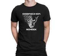 Rock-Band-T-Shirt-uomo-Eisbrecher-Unica-in-Puro-Cotone-Girocollo-Manica-Corta