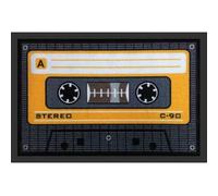 Rock Bites Diseño 1012508410 Felpudo, Poliamida, Negro, 40 x 60 cm, 1 Unidades