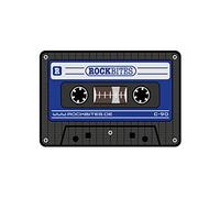 Rock Bites Diseño 1012518410 Mousepad; Tape, 16 x 24 cm, color azul