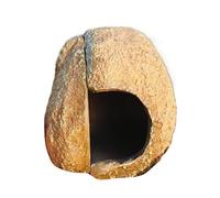 Rock Cave, Magnetic Reptile Hide, Small Reptile Hide, Resin Simulation Rock Cave, Magnetic Reptile Cave, Tank Decoration, Terrarium Habitat Decor Cave for Turtles Lizards Snakes Crab