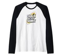 Rock Climbing Bouldering Chalk Dust Is My Skinny Camiseta Manga Raglan