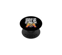 Rock Climbing Bouldering Chalk Up Climb Hands PopSockets PopGrip Adhesivo