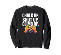 Rock Climbing Bouldering Chalk Up Climb Hands Sudadera
