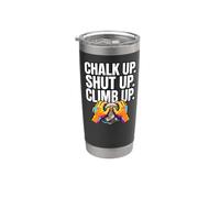 Rock Climbing Bouldering Chalk Up Climb Hands Vaso térmico de acero inoxidable de doble pared