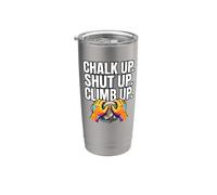 Rock Climbing Bouldering Chalk Up Climb Hands Vaso térmico de acero inoxidable de doble pared