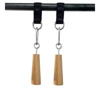 Rock Climbing Pull Up Grips-Portable Strength Training Handles With Heavy-Duty Straps & Carabiners, Multipurpose Finger & Bicep Exerciser For Calisthenics, & Home Gym