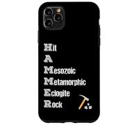 Rock Collector Geologist Tools Rock Hound Hammer Acrónimo Carcasa para iPhone 11 Pro MAX