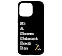 Rock Collector Geologist Tools Rock Hound Hammer Acrónimo Carcasa para iPhone 15 Pro MAX