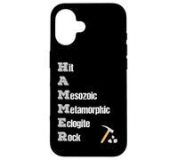 Rock Collector Geologist Tools Rock Hound Hammer Acrónimo Carcasa para iPhone 16