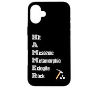 Rock Collector Geologist Tools Rock Hound Hammer Acrónimo Carcasa para iPhone 16 Plus