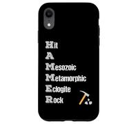 Rock Collector Geologist Tools Rock Hound Hammer Acrónimo Carcasa para iPhone XR