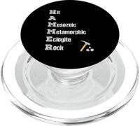 Rock Collector Geologist Tools Rock Hound Hammer Acrónimo PopSockets PopGrip para MagSafe