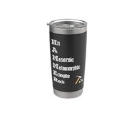 Rock Collector Geologist Tools Stone Hound Hammer Acrónimo Vaso térmico de acero inoxidable de doble pared