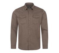 Rock Creek Camisa vaquera para hombre H-339, marrón, XL