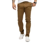 Rock Creek Pantalones chinos para hombre H-379, marrón, 33W x 30L