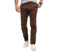 Rock Creek Pantalones chinos para hombre H-379, marrón oscuro, 29W x 30L
