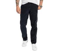Rock Creek Pantalones de pana para hombre, corte regular, pantalones chinos, pantalones de ocio, robustos, clásicos, longitudes disponibles RC-2156, azul marino, 34W / 30L