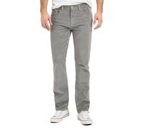 Rock Creek Pantalones de pana para hombre Regular Fit H-399, gris, 32W / 30L