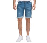 Rock Creek Pantalones vaqueros cortos elásticos para hombre H-415, azul, 44W