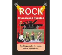 Rock Crossword Puzzle: Crossword Puzzles with Easy-to-Read Print about Rock and Roll, Rock, , Nostalgia and More - |6x9 inches, ... Gift for Vacation, Holiday, and free time