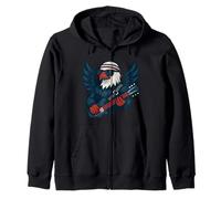 Rock Eagle Espíritu Americano de Libertad Sudadera con Capucha