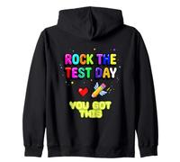 Rock EL DÍA DE Prueba Que Tienes Este Videojuegos DE Pixel Sudadera con Capucha