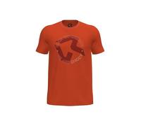 Rock Experience Dimore Degli Dei SS Man T-Shirt Camiseta de Manga Corta, Naranja, M Hombre