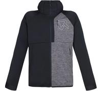 Rock Experience Headwall Hoodie FZ forro polar con capucha mujer - Caviar/Ebony Melange - M