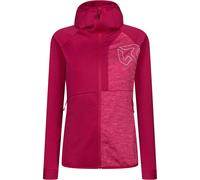 Rock Experience Headwall Hoodie FZ forro polar con capucha mujer - Cherries/Cherries Mel - L