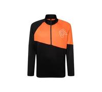 Rock Experience REMC02072-C924 Urus Man Fleece Sweatshirt Hombre 0208 Caviar+0615 Persimmon Orange S