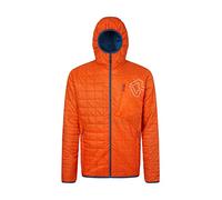 Rock Experience REMJ09482 GOLDEN GATE PACK HOODIE PADDED Jacket Men's 0630 FLAME+1484 MOROCCAN BLUE 3XL