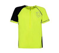 ROCK EXPERIENCE REMT01721 Daisuke SS HZ T-Shirt Men 2134 Safety Yellow+0208 Caviar XL