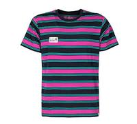 Rock Experience REMT02081 FETTUCCINI SS T-Shirt Men's Stripe 0208+1523+0840 L