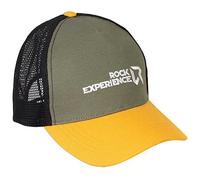 Rock Experience REUA02061 SKYFULL Trucker Hat Unisex 1924 Olive Night + 0531 Old Gold Taglia Unica
