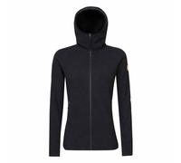 Rock Experience REWC02461-L115 Crystal Hoodie FZ Woman Fleece Sweatshirt Mujer O217 Ebony Mel+0208 Caviar M