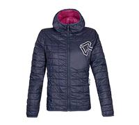 Rock Experience REWJ05731 GOLDEN GATE HOODIE PADDED Jacket Women's 1330 BLUE NIGHTS+2000 CHERRIES JUBILEE S