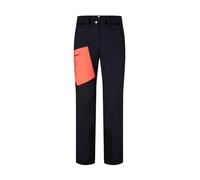 Rock Experience REWP05011-C279 Black Tower Woman Pant Pants Mujer 0208(Caviar)+2151(Fiery Coral) L